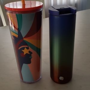 Starbucks Cold Tumbler and SS Tumbler